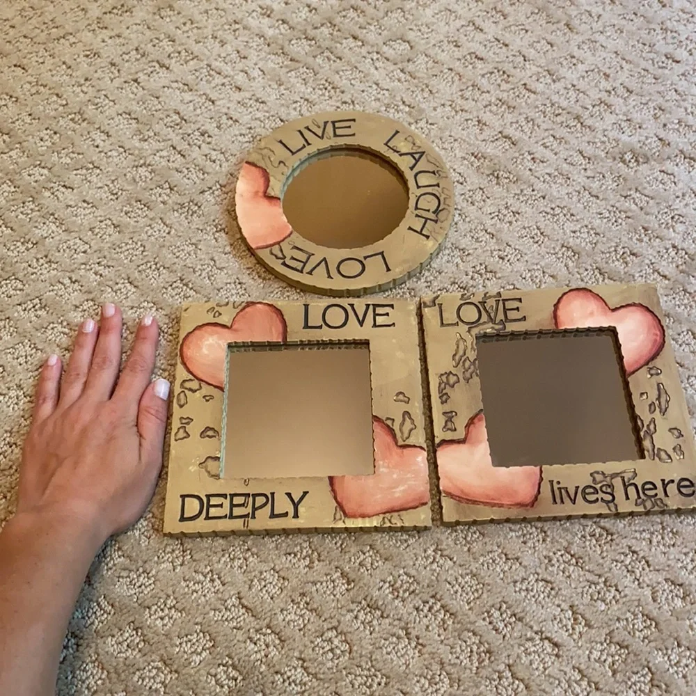 Mirror‎ decoration set